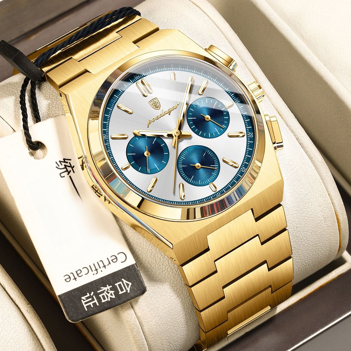 Multi-Function Mens Chronograph Watch