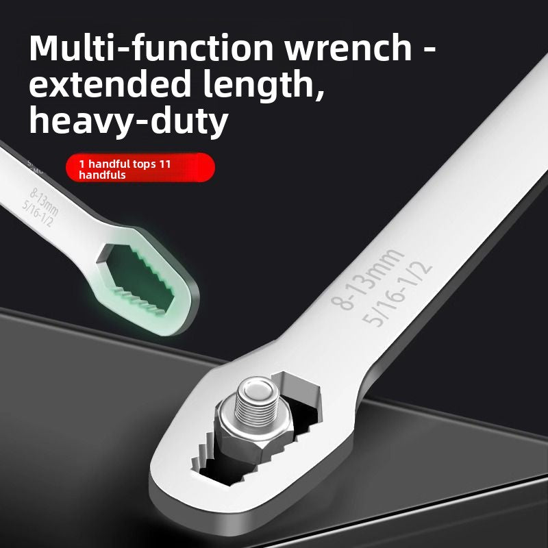 Multi-function ring wrench