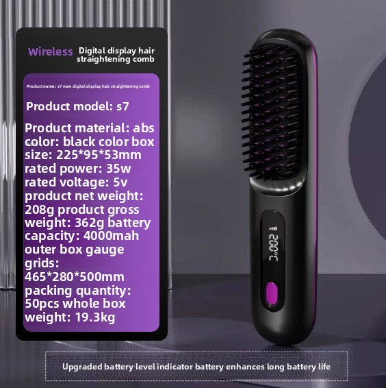 multi-function straight hair comb