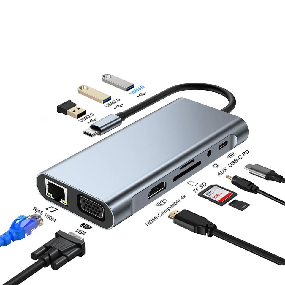Multi-Function Type-C Docking Station Hub