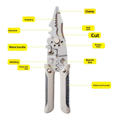 Multi-function wire stripper
