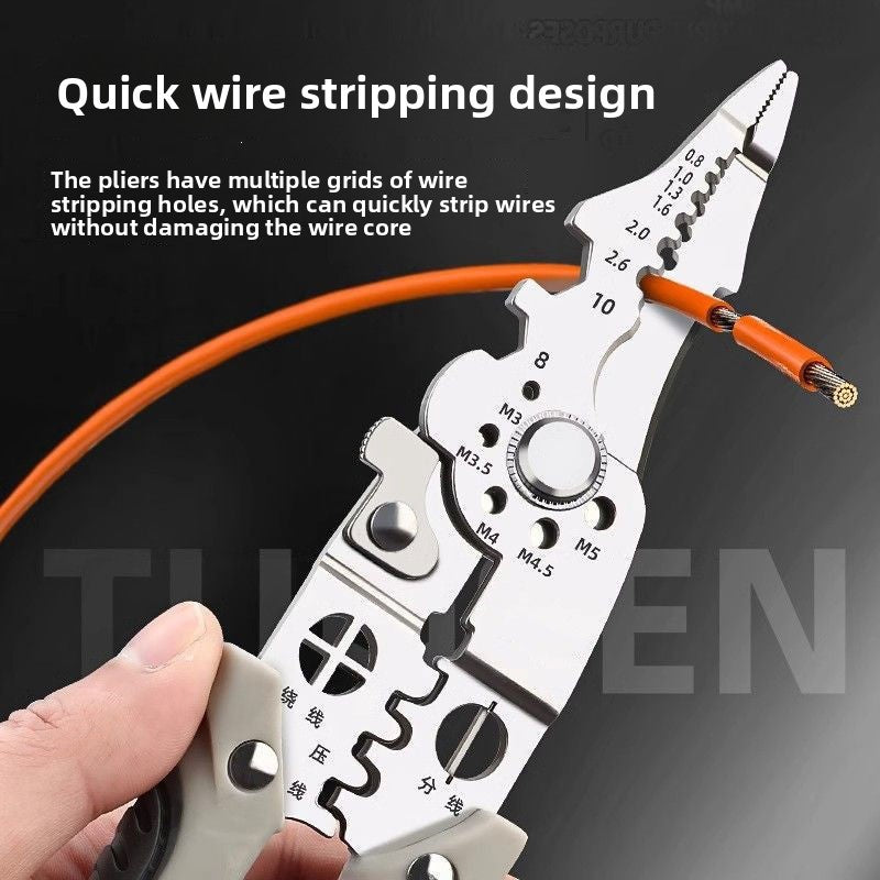 Multi-function wire stripper