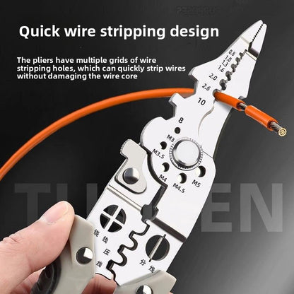 Multi-function wire stripper