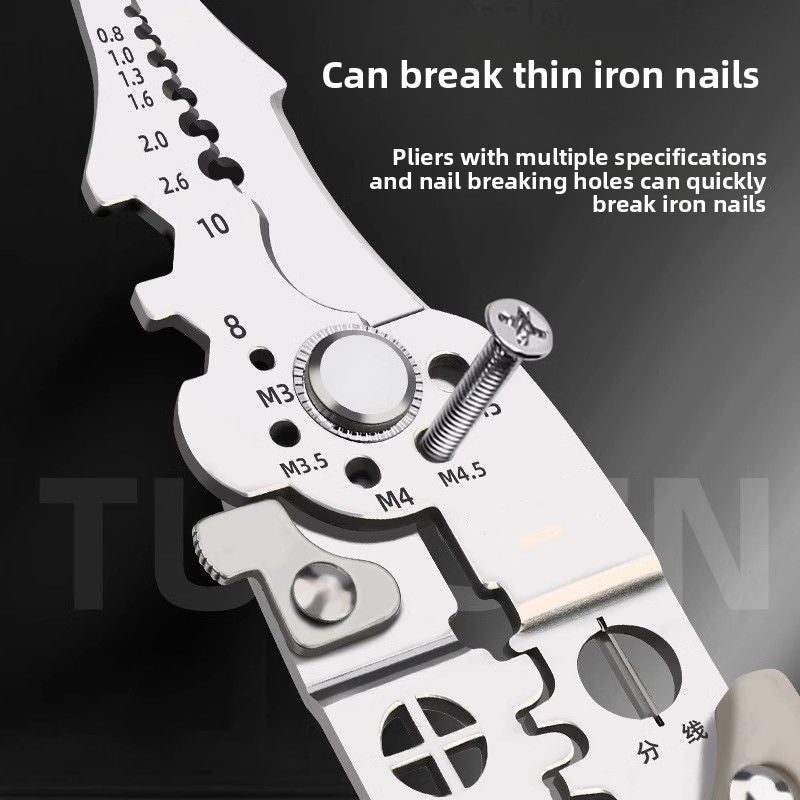 Multi-function wire stripper