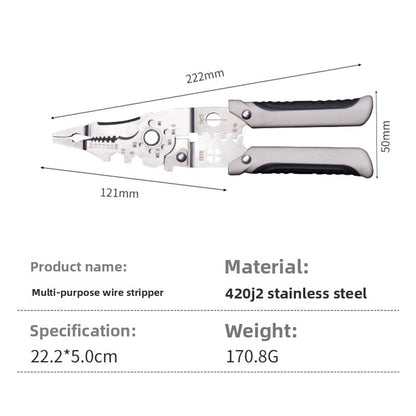 Multi-function wire stripper