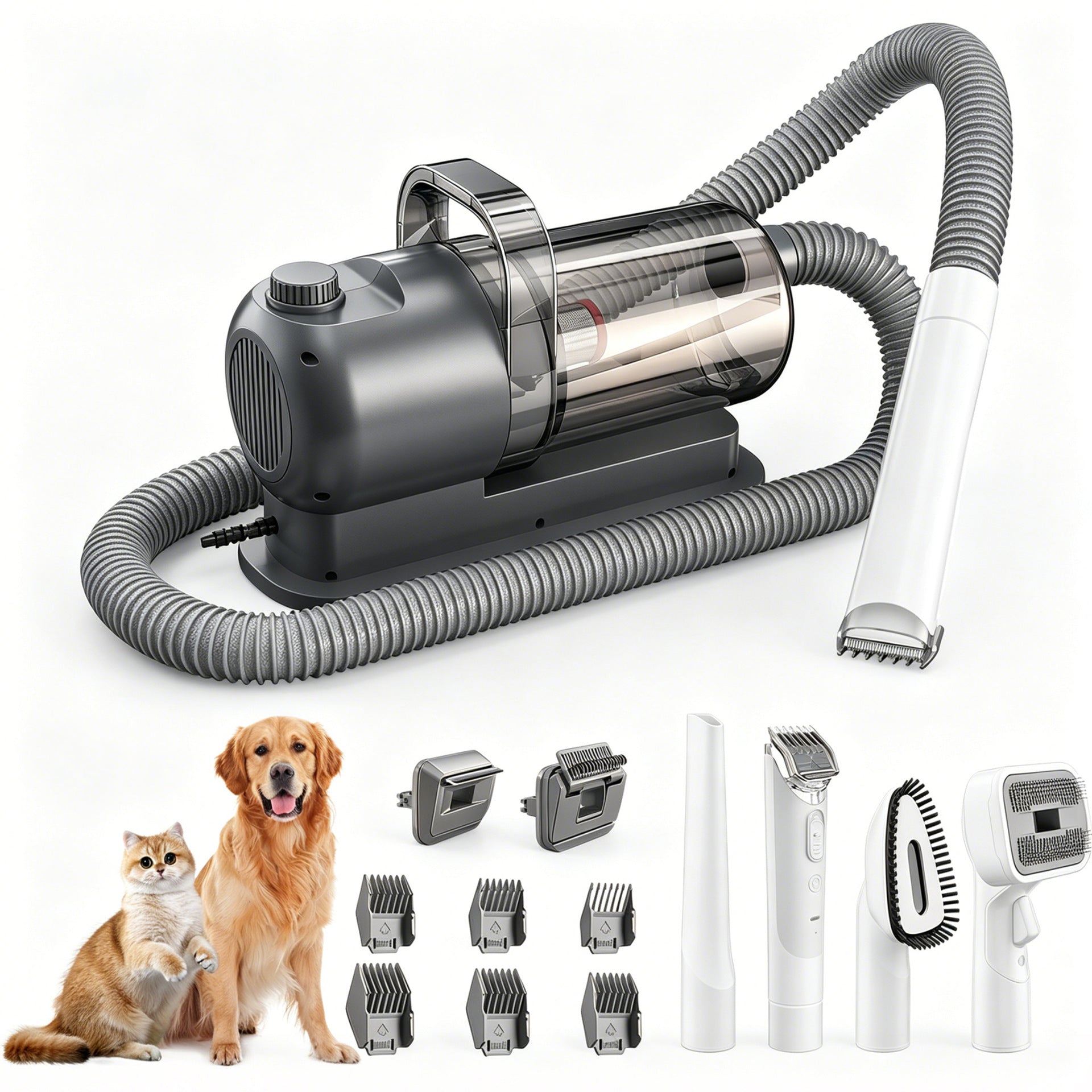 Multi-functional all-in-one hair clipper