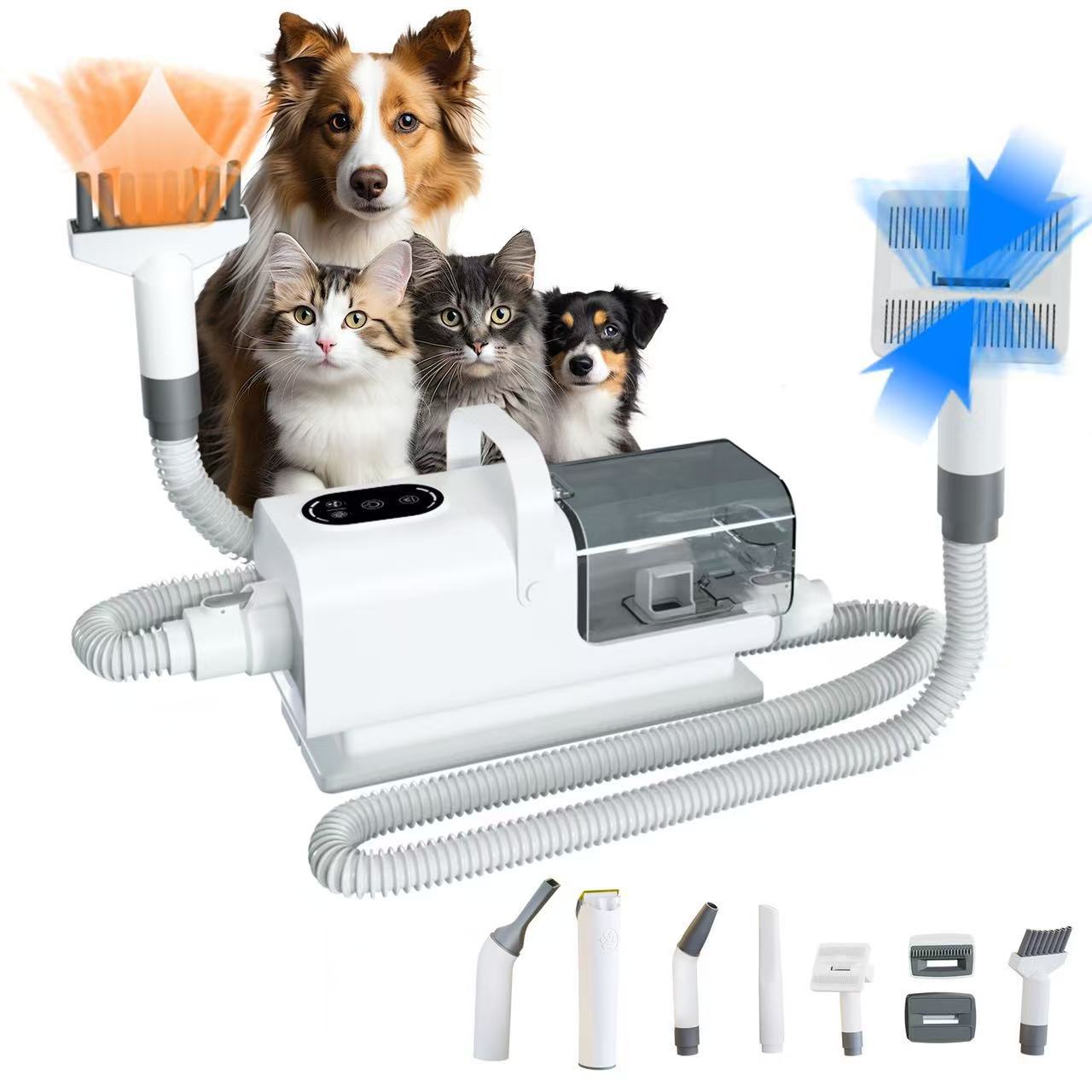 Multi-functional all-in-one hair clipper