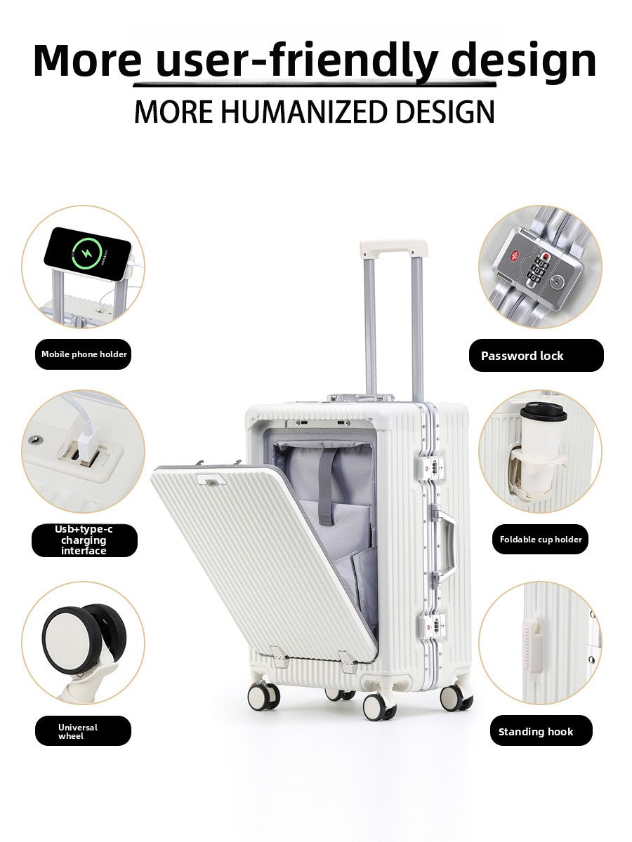 Multi-functional Aluminum Frame Luggage