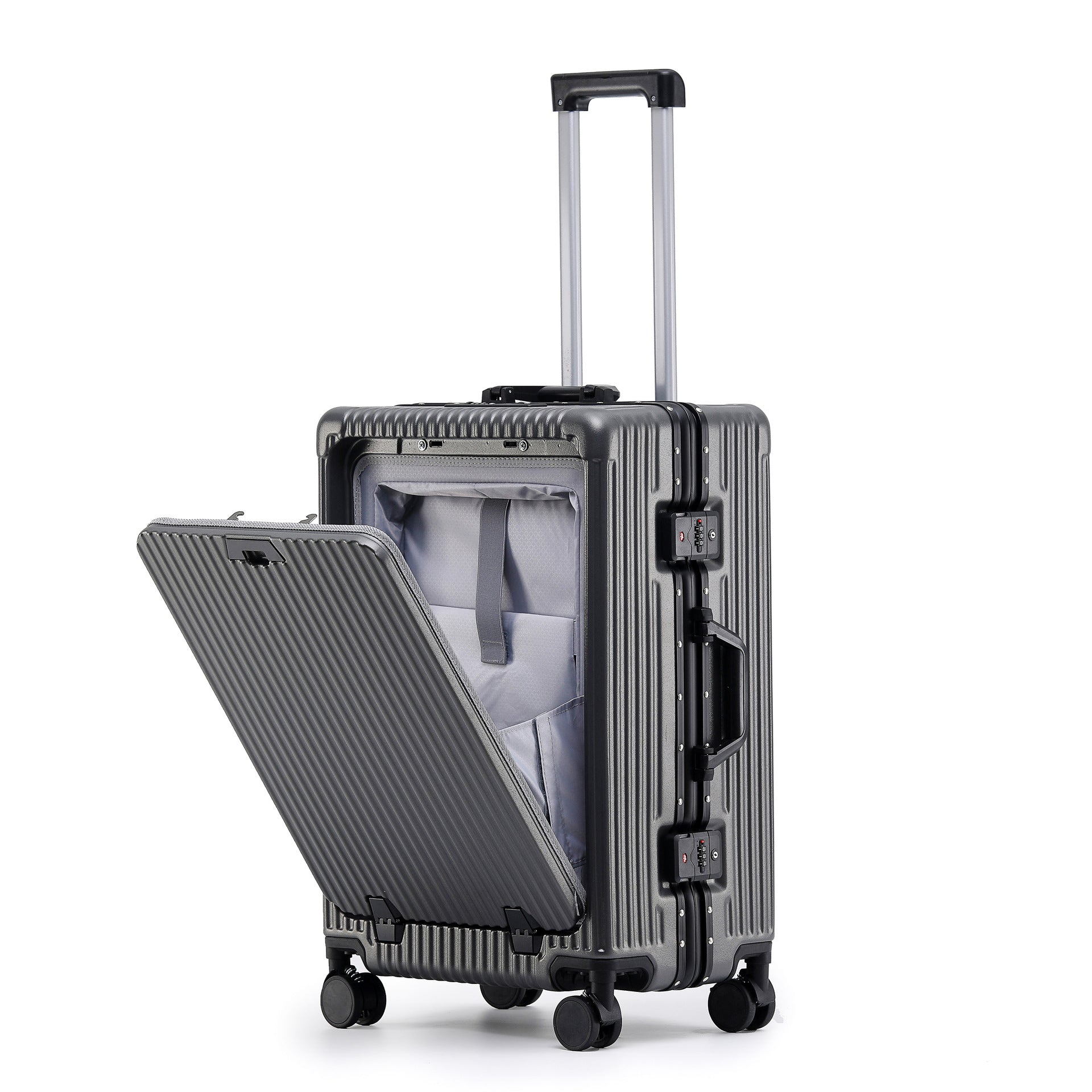 Multi-functional Aluminum Frame Luggage