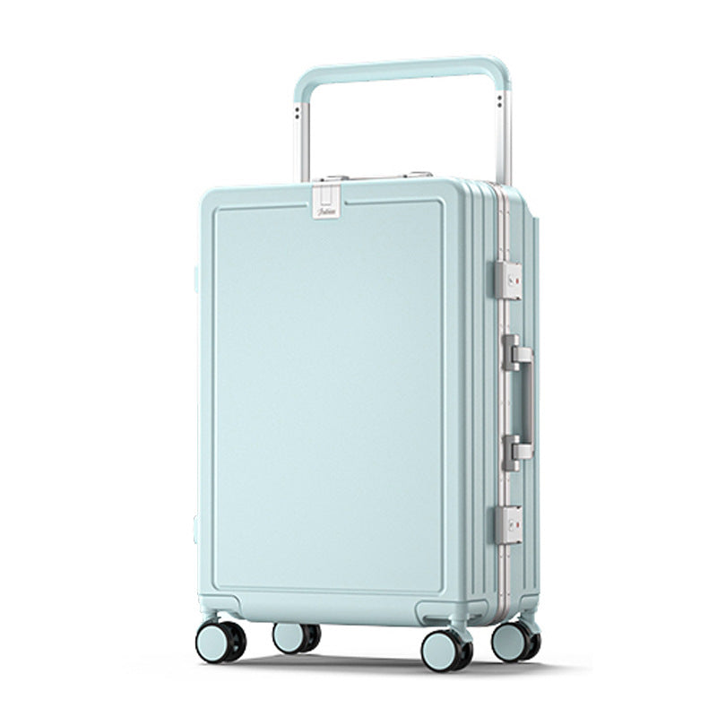 Multi-functional aluminum frame suitcase