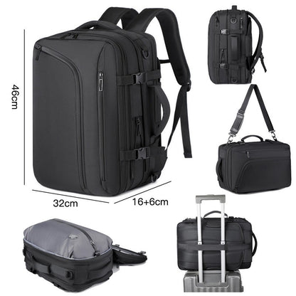 Multi-functional backpack with dry and wet separation