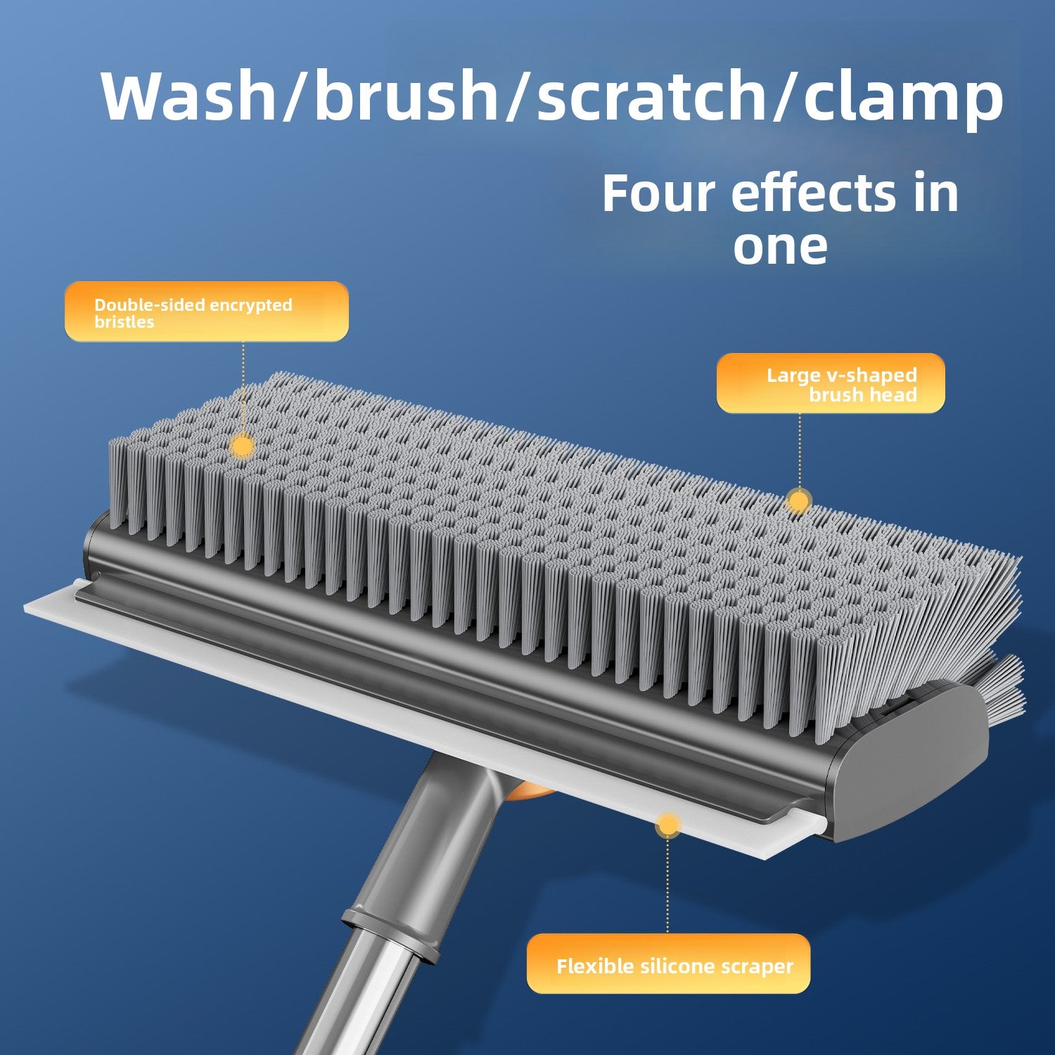 Multi-Functional Bathroom Floor Cleaning Brush