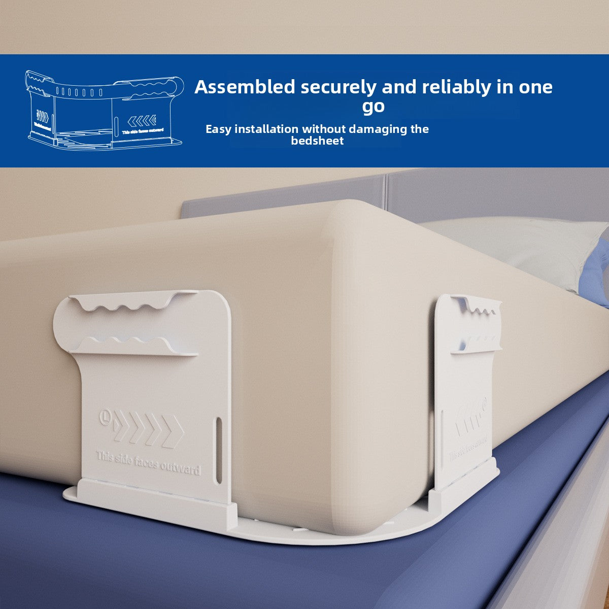 Multi-functional bedsheet fastener
