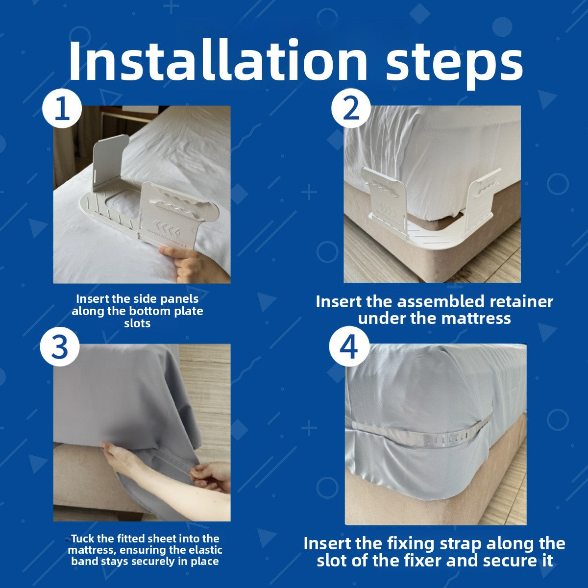 Multi-functional bedsheet fastener