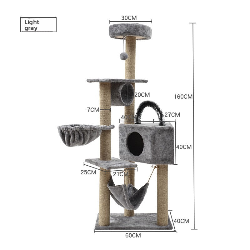 Multi-functional Cat Climbing Rack
