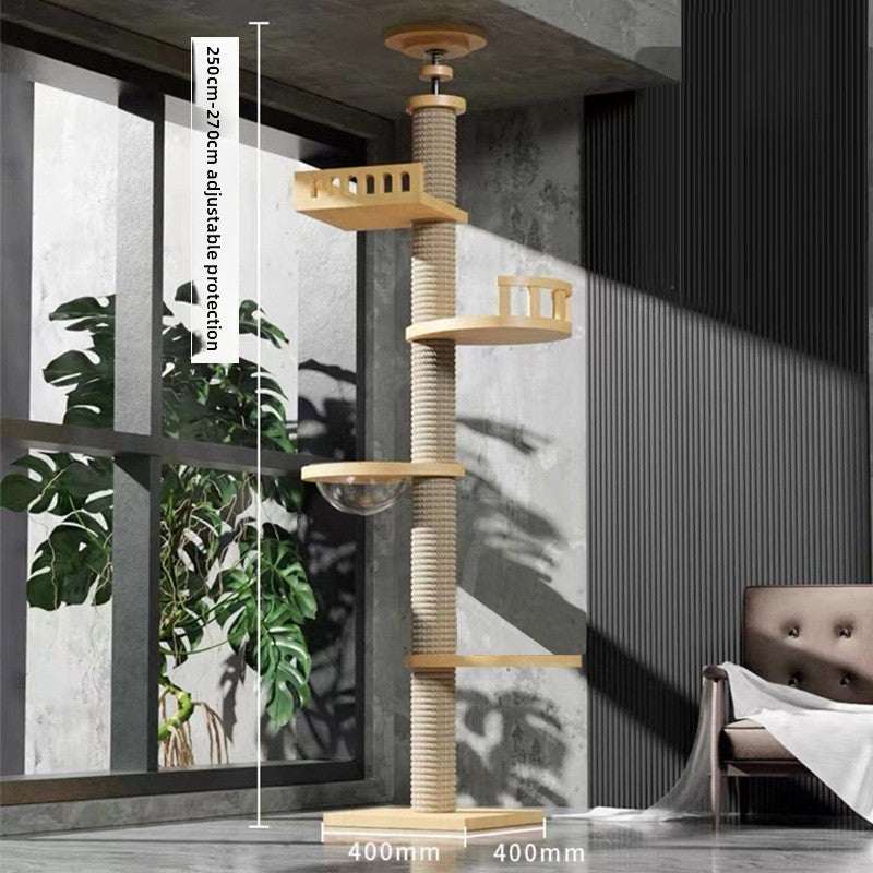 Multi-Functional Cat Tree with Scratching Post