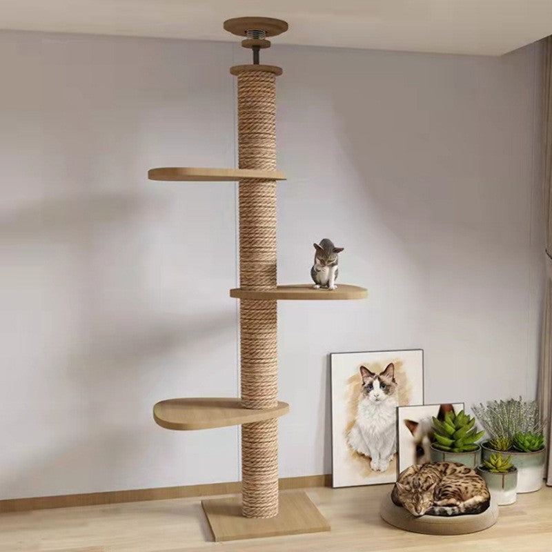Multi-Functional Cat Tree with Scratching Post