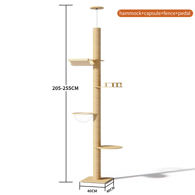Multi-Functional Cat Tree with Scratching Post