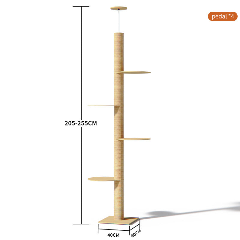 Multi-Functional Cat Tree with Scratching Post