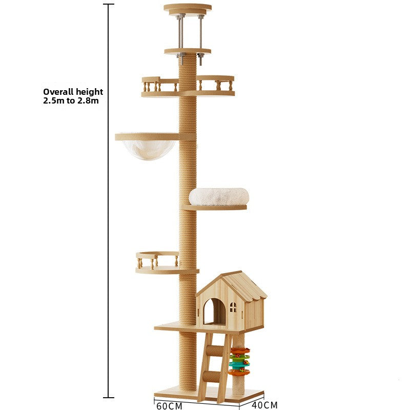 Multi-Functional Cat Tree with Scratching Post