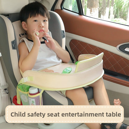 Multi-functional Children's Car Waterproof Storage Seat Tray