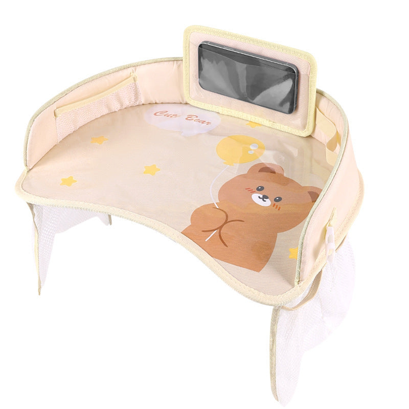 Multi-functional Children's Car Waterproof Storage Seat Tray