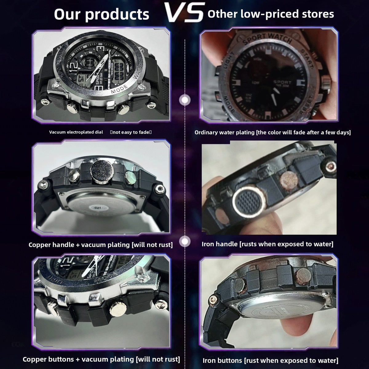 Multi-functional Digital Sports Watch