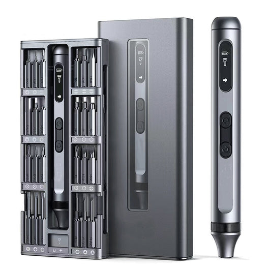 Multi-functional Electric Screwdriver Set with Assorted Bits