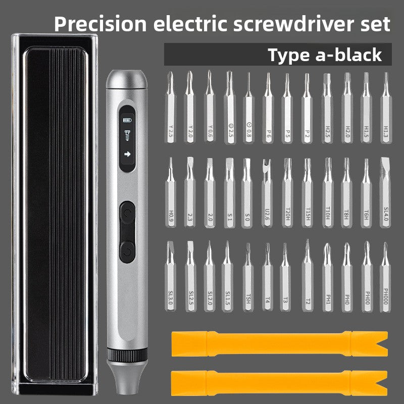 Multi-functional Electric Screwdriver Set with Assorted Bits