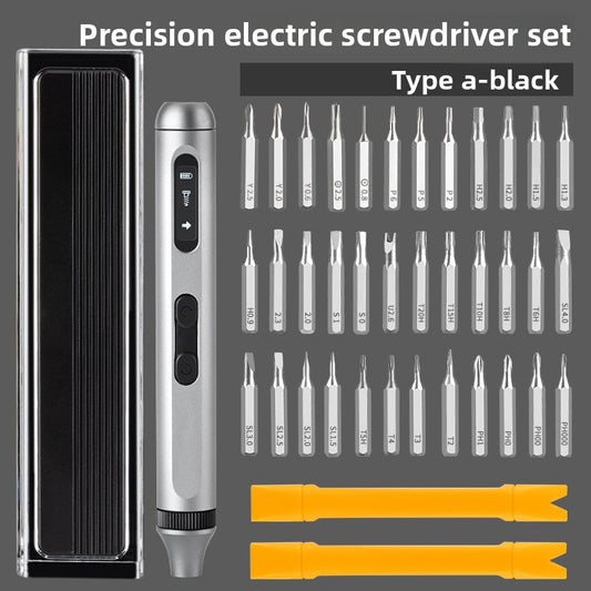 Multi-functional Electric Screwdriver Set with Assorted Bits