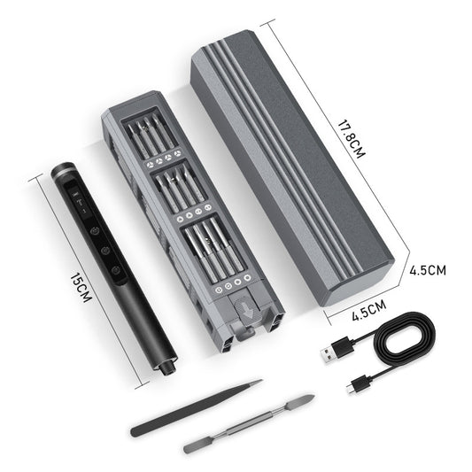 Multi-functional Electric Screwdriver Set with Assorted Bits