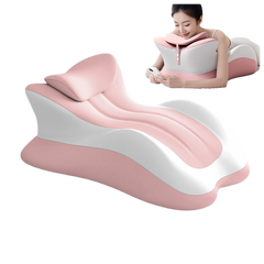 sleeping pillow+small pillow double gray