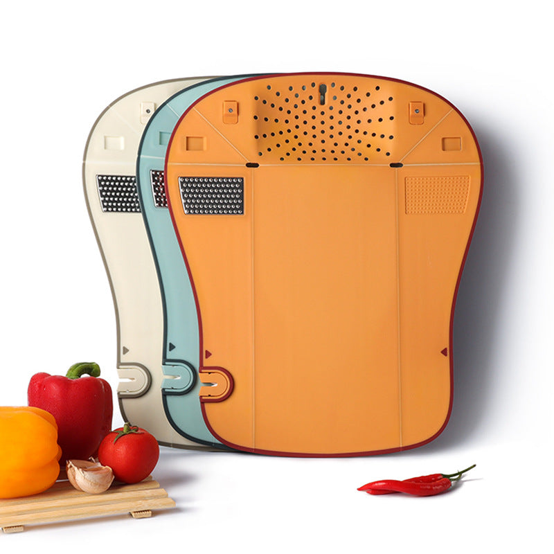 Multi-functional Foldable Plastic Cutting Board