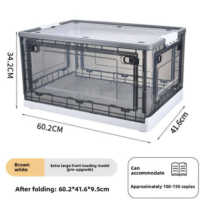 Multi-functional Foldable Wheeled Storage Box