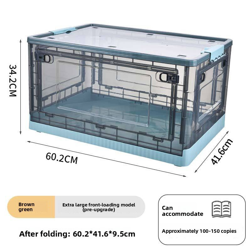 Multi-functional Foldable Wheeled Storage Box
