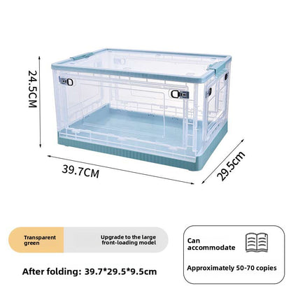 Multi-functional Foldable Wheeled Storage Box