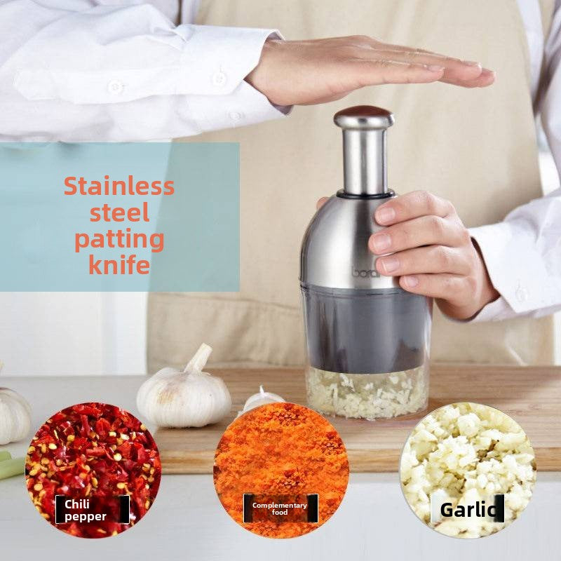 Multi-functional garlic press