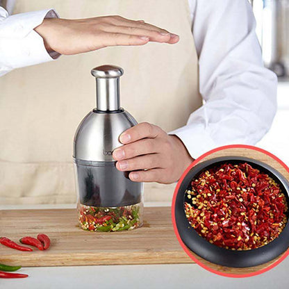 Multi-functional garlic press
