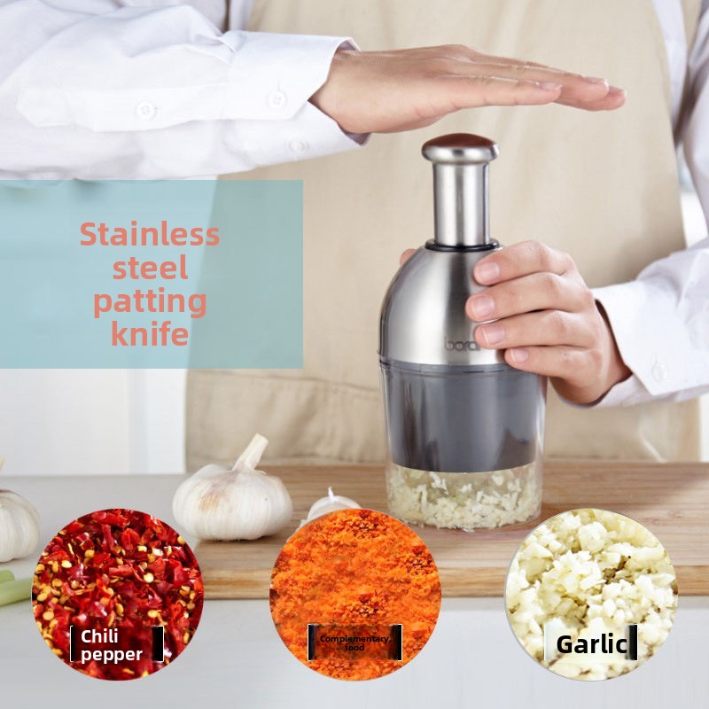 Multi-functional garlic press