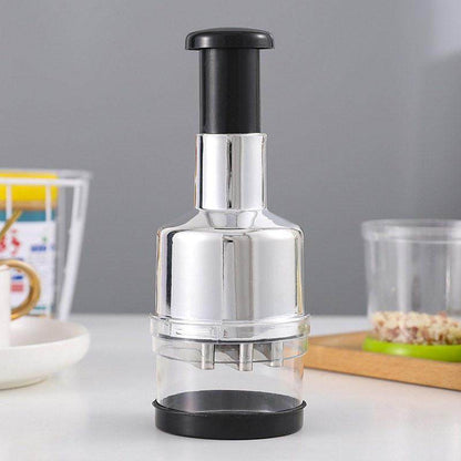 Multi-functional garlic press