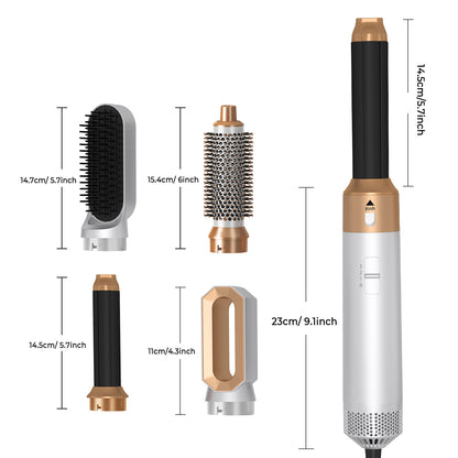 Multi-Functional Hair Styler with Hot Air Comb