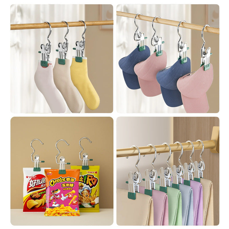 Multi-functional hook clip