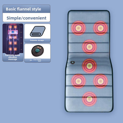 Multi-functional hot compress massage mattress
