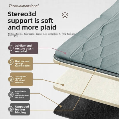 Multi-functional hot compress massage mattress