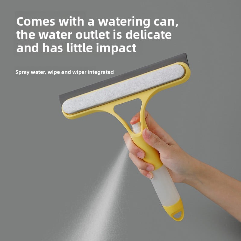 Multi-functional liquid filling glass wiper