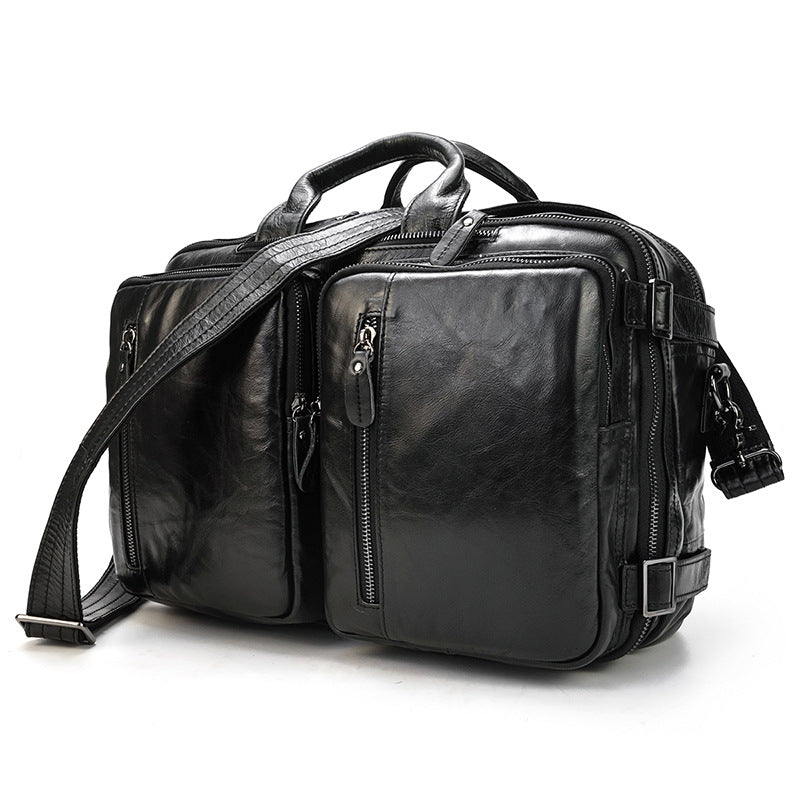 Multi-functional men's single-shoulder bag