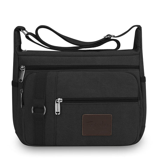 Multi-Functional Mens Canvas Crossbody Bag