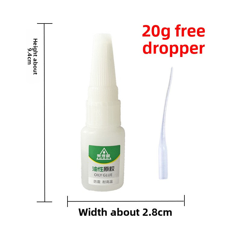 Multi-functional oily glue