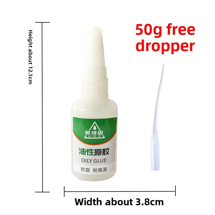 Multi-functional oily glue