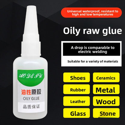 Multi-functional oily glue